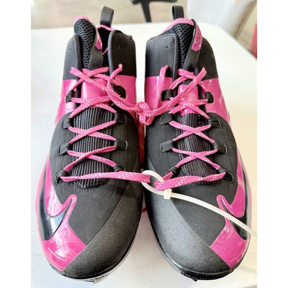 NEW Nike Air Max MVP Elite 2 3/4 Metal Size 16 Pink & Black Mother’s Day Edition main image 7
